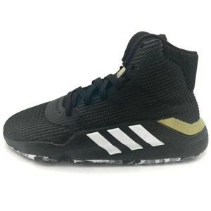 Adidas Pro Bounce Basketball Shoes Black 6.5 New